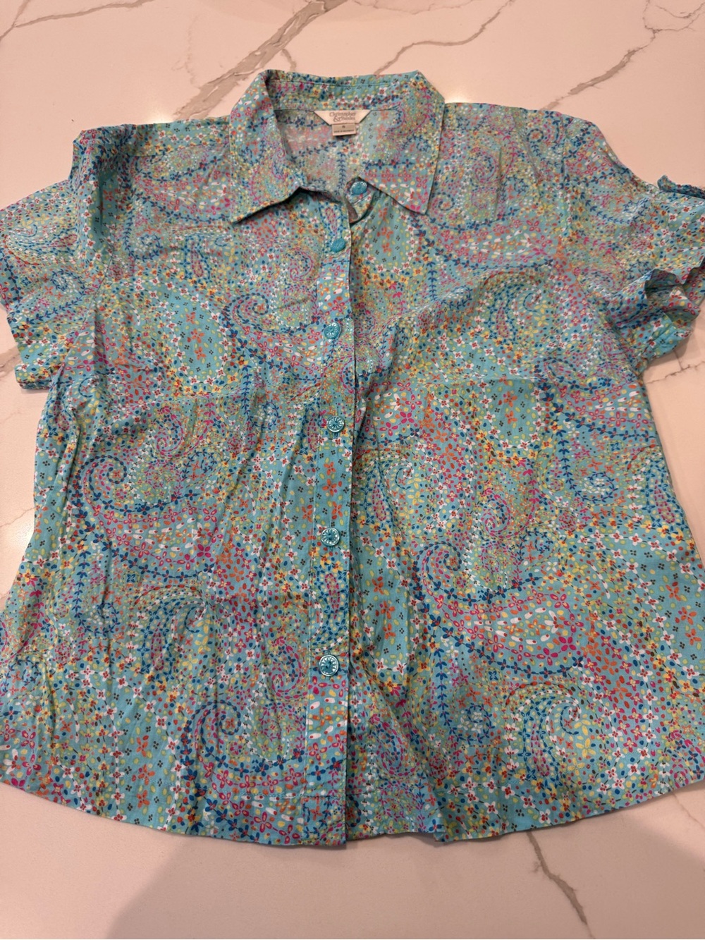 Christopher & banks button shirt